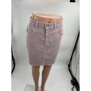 Hollister Womens Size 5 Pink Denim Skirt Casual Mini Pencil Stretch Y2K Style